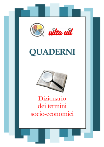 Dizionario dei termini socio-economici - Mar. 11