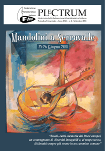 Mandolini a Serravalle - Federazione Mandolinistica Italiana