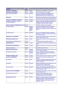 elenco allegato al D.M. 279/2001