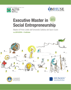 Executive Master in Social Entrepreneurship