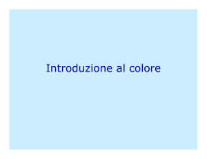 Introduzione al colore