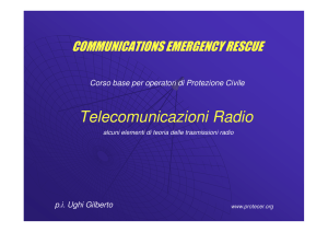 31 Marzo 2015 Corso Base di Telecomunicazioni Radio