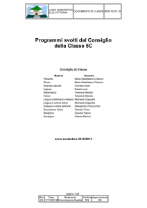 Programmi - Liceo Vittorini