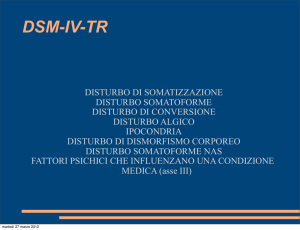 DSM-IV-TR - ipnosi progressiva