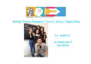 Istituto Tecnico Economico “Padre E. Balducci” Santa Fiora La