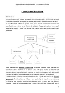 le macchine sincrone