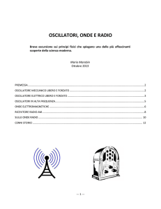 oscillatori, onde e radio