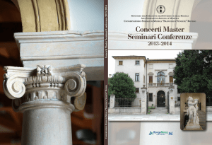 Concerti Master Seminari Conferenze