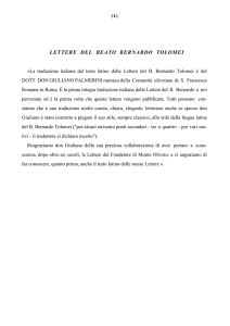 Lettere del B. Bernardo Tolomei