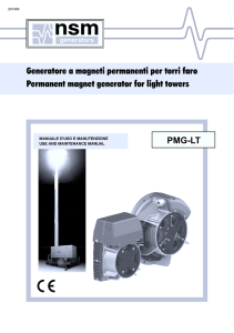 Generatore a magneti permanenti per torri faro Permanent magnet