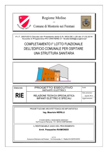 RIE relazione impianti elettrici