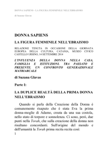 DONNA SAPIENS - Fondazione M