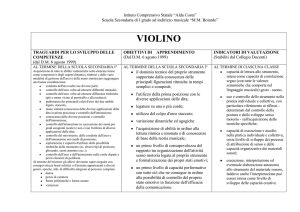 Programma violino - Comune di Ferrara