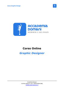 Corso Online Graphic Designer