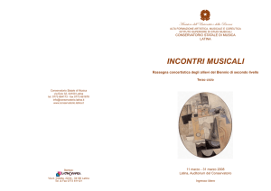 incontri musicali