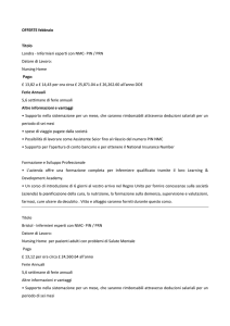Offerte in italiano - Collegio Provinciale IPASVI di Caserta