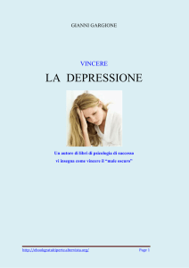 la depressione - Home Page del sito E-Book Gratuiti Per Te