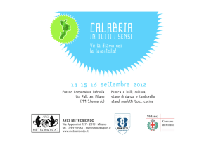 Evento Calabria Milano-Schede artisti