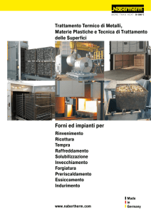 Forni Nabertherm Trattamento Termico