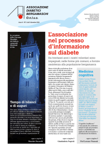 L`associazione nel processo d`informazione sul diabete