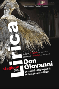 Don Giovanni - Teatro Ponchielli