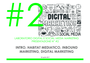 2. Intro, scenario, Inbound Marketing, New Media Marketing