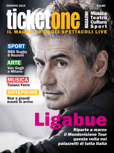 Scarica il PDF - TicketOne Magazine