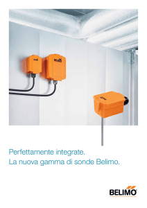 Perfettamente integrate - La nuova gamma di sonde Belimo (PDF