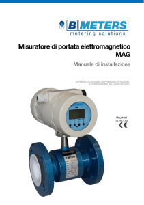 Misuratore di portata elettromagnetico MAG