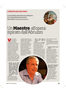 Un Maestro all`opera: ispirato dall`Abruzzo