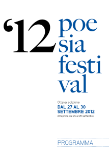 prOgramma - Poesia Festival