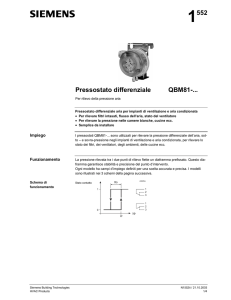 1552 Pressostato differenziale QBM81-