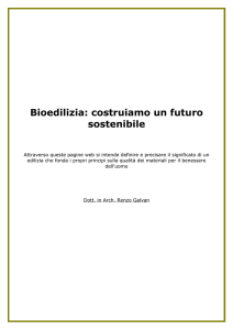 Bioedilizia: costruiamo un futuro sostenibile