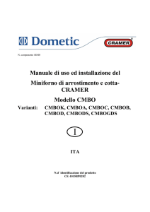 CRAMER Modello CMBO - dometic-service