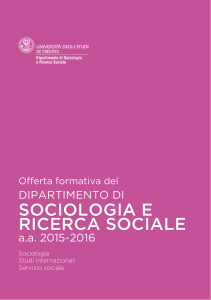 sociologia e ricerca sociale