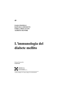 L`immunologia del diabete mellito