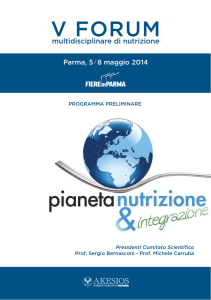 Programma scientifico preliminare