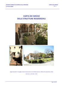 Carta dei servizi - ASP Città di Siena