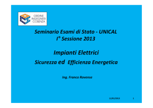 Impianti Elettrici - Sicurezza ed Efficienza Energetica