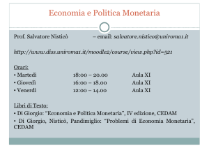 Economia e Politica Monetaria