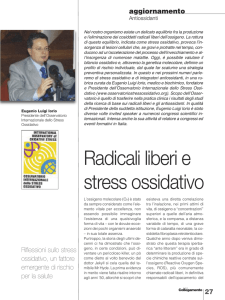 Radicali liberi e stress ossidativo