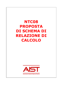 ntc08 proposta di schema di relazione di calcolo