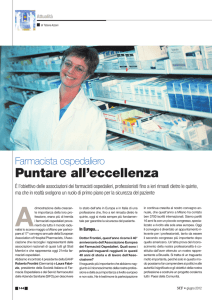 Puntare all`eccellenza - European Association of Hospital Pharmacists