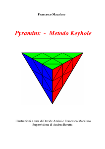 Pyraminx - Metodo Keyhole - ERLEBNIS