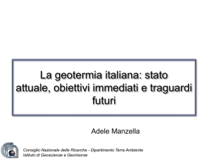 Diapositiva 1 - Società Geologica Italiana