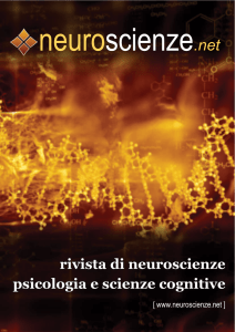 rivista di neuroscienze psicologia e scienze cognitive
