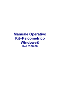 Manuale Operativo