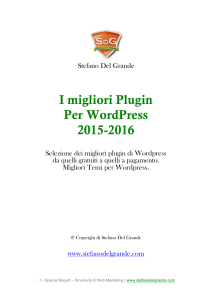 I migliori Plugin Per WordPress 2015-2016