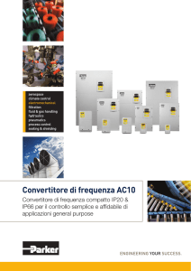 Convertitore di frequenza AC10 - Mer-Com