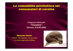 La comorbilità psichiatrica nei consumatori di cocaina